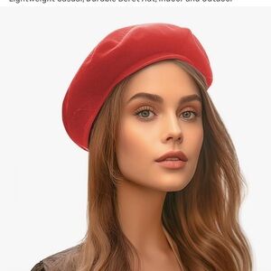 Red Beret Hat